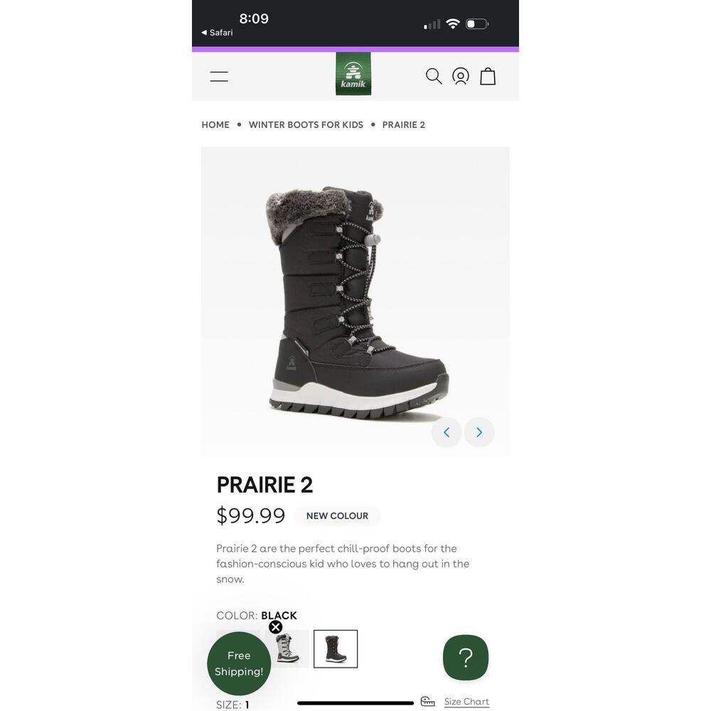 Kamik winter boots